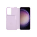 Etui Clear View avec porte-carte pour Galaxy S23 Violet – Image 3
