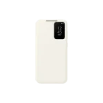 Etui Clear View avec porte-carte pour Galaxy S23+ Crème