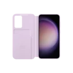 Etui Clear View avec porte-carte pour Galaxy S23+ Violet – Image 3