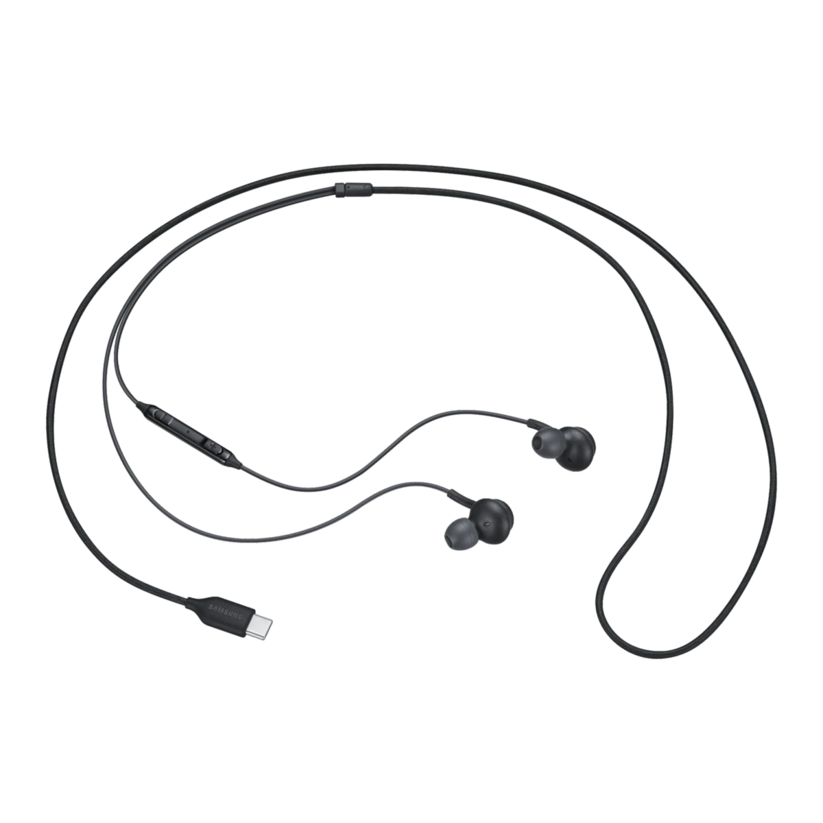 USB Type-C Earphones Black