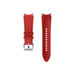 Bracelet en cuir hybride pour Galaxy Watch4 (S/M) Red – Image 4