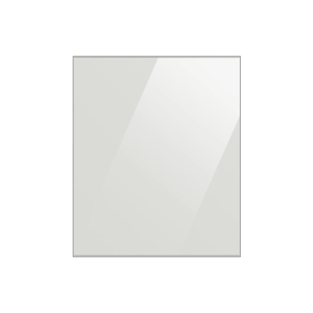 Panel Bespoke - Porte du Bas - Glam White (Verre Miroité) compatible avec RB34A6B0EAP Glam White (Verre Miroité)