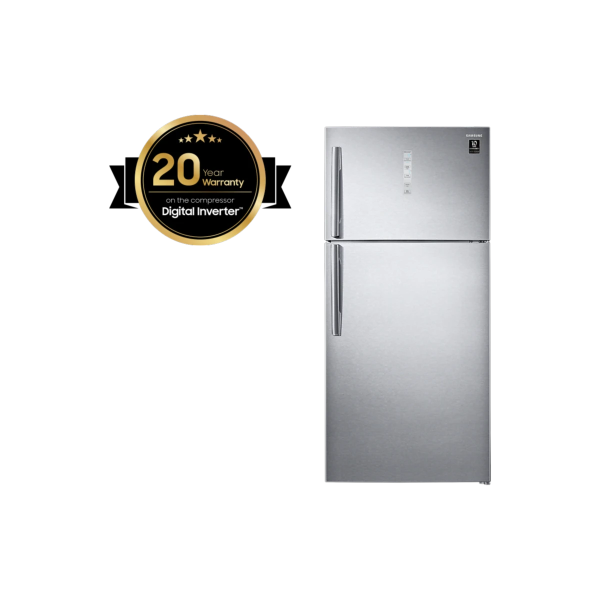 RT62K7000SL_MA_1 Réfrigérateur RT7000K avec congélateur en haut et Twin Cooling Plus™, 620 L Silver – Image 1