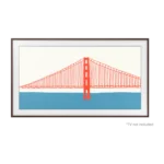 Cadre The Frame 55" 2021 & 2022 Marron Noyer Noyer Moderne 55" – Image 2