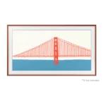 Cadre The Frame 55" 2021 & 2022 Rouge Brique Rouge Brique Biseauté 55" – Image 2