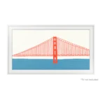 Cadre The Frame 55" 2021 & 2022 Blanc Morderne Blanc Moderne 55" – Image 2